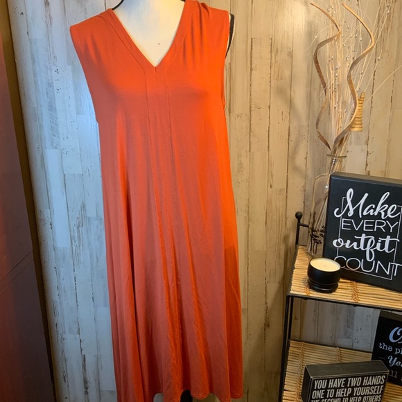 Eileen Fisher sleeveless dress. Size M - Picture 2 of 7